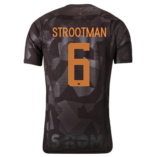 Camiseta AS Roma Primera equipación Strootman 2017-2018